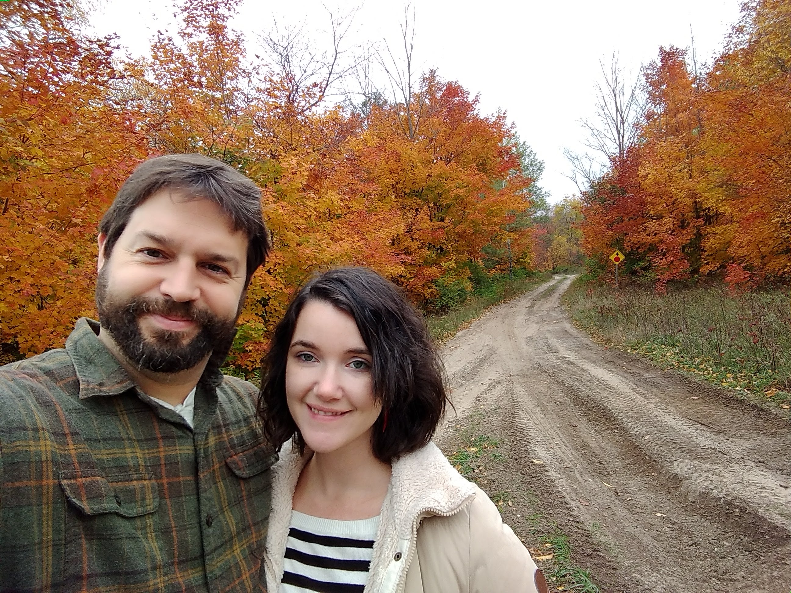 In Harbor Springs, Michigan - day after proposal